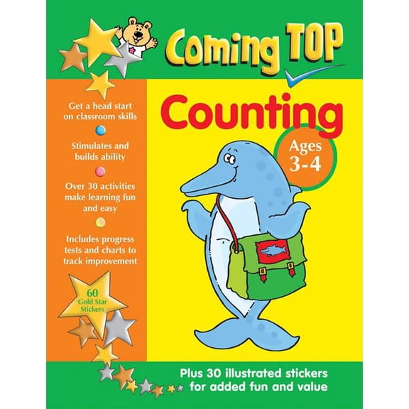 Coming Top Counting Ages 3-4: Get a Head Start on Classroom Skills - With Stickers! (Paperback)