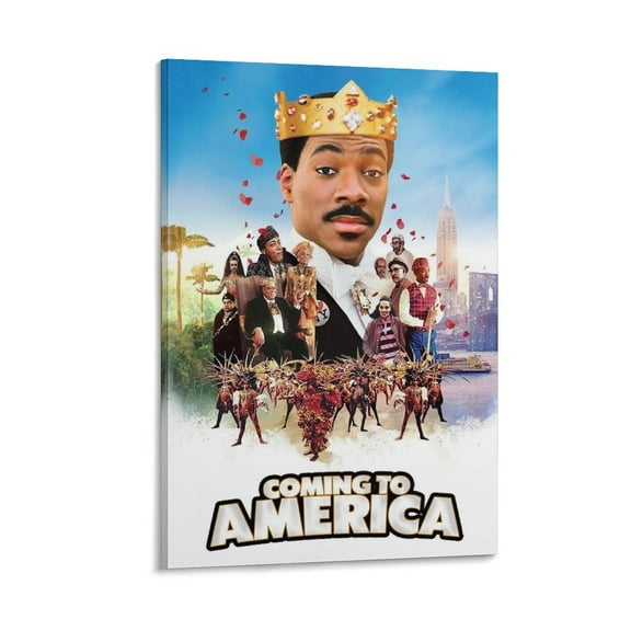 Coming to America Movie Poster Print Photo Art Painting Canvas Poster Home Decorative Bedroom Modern Decor Posters Gifts 12x18inch(30x45cm)