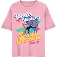 thumbnail image 1 of Coming to America Randy Watson & Sexual Chocolate Band Tour Unisex Adult Graphic T-Shirt (Small, Pink), 1 of 2