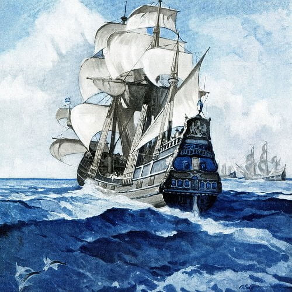"Coming to Shore" Painting Print on Wrapped Canvas
