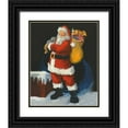 thumbnail image 1 of Comish, Susan 20x24 Black Ornate Wood Framed with Double Matting Museum Art Print Titled - On The Roof, 1 of 4
