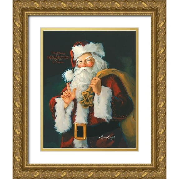 Comish, Susan 20x24 Gold Ornate Wood Framed with Double Matting Museum Art Print Titled - This House Believes