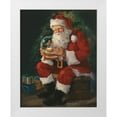 thumbnail image 1 of Comish, Susan 20x24 White Modern Wood Framed Museum Art Print Titled - Santa Snowglobe, 1 of 4