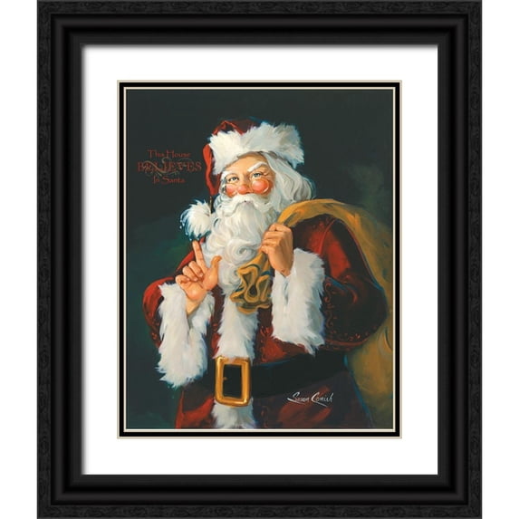 Comish, Susan 26x32 Black Ornate Wood Framed with Double Matting Museum Art Print Titled - This House Believes