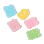 Comix 5 Pack Pencil Erasers for Students,Animals Erasers Bulk,Fun & Cute Mini Erasers for Pencil Assorted Colors