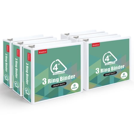 Lighthouse Vario G 3-Ring Binder and Slipcase - Red - Walmart.com