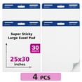 thumbnail image 1 of Comix 25 x 30 inch Sticky Easel Pad,Flip Chart Paper for Office School Home, 30 Sheets, 4 Pads/Pack, 1 of 9