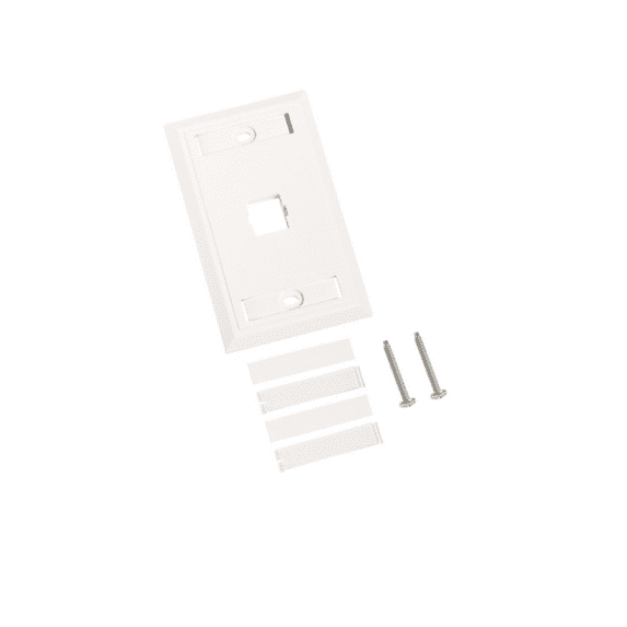 CommScope - Modular Wall Plate for One (1) Outlet