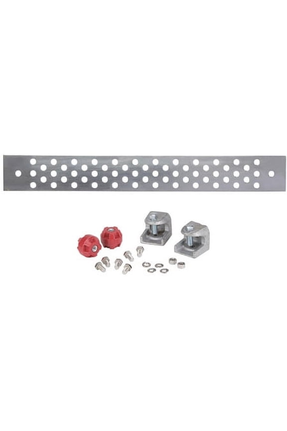 - UGBKIT-0424-T - Tinned Copper Ground Buss Bar, 1/4 x 4 x 24