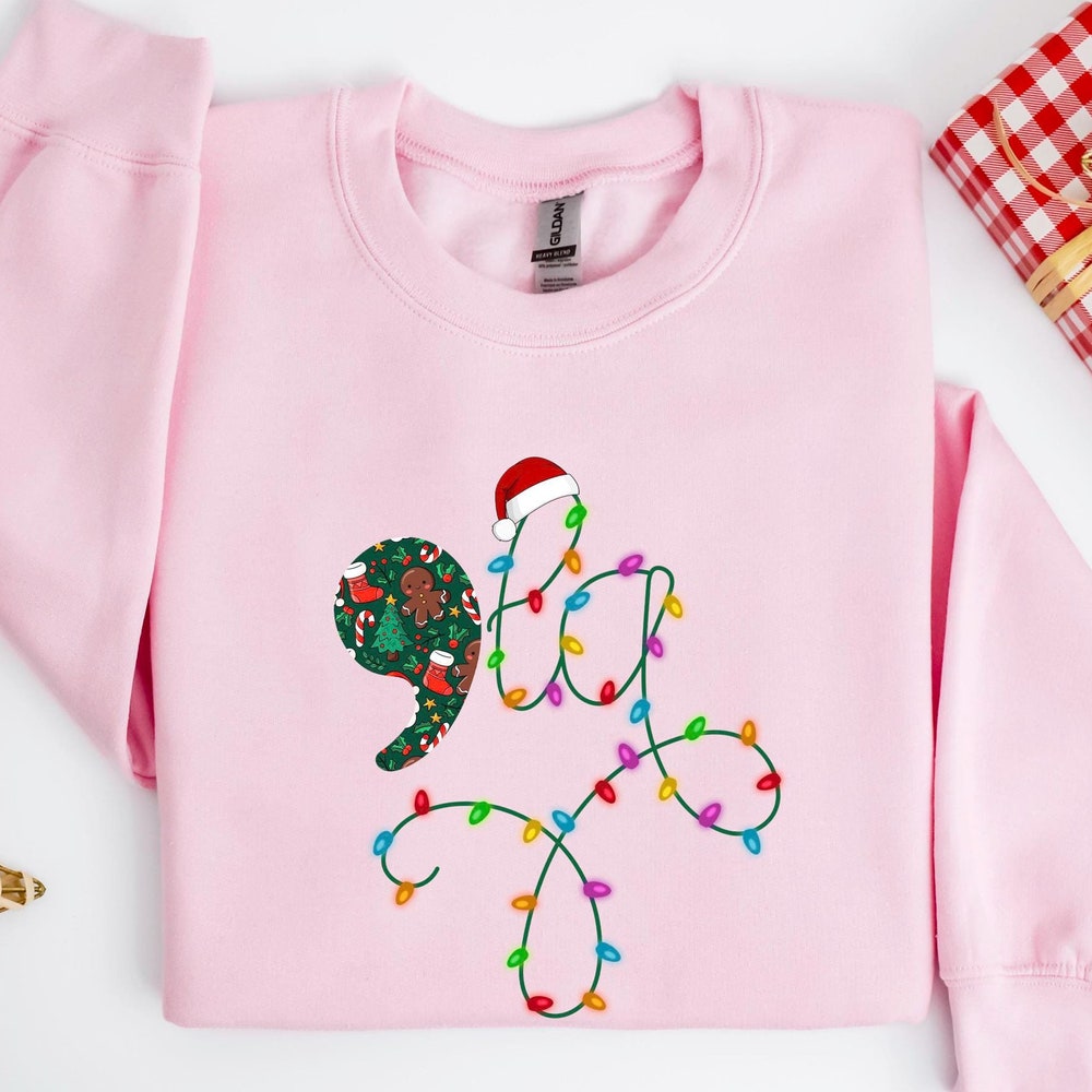 Comma La Christmas Sweatshirt, Kamala La Christmas, Merry Kamala,Kamala