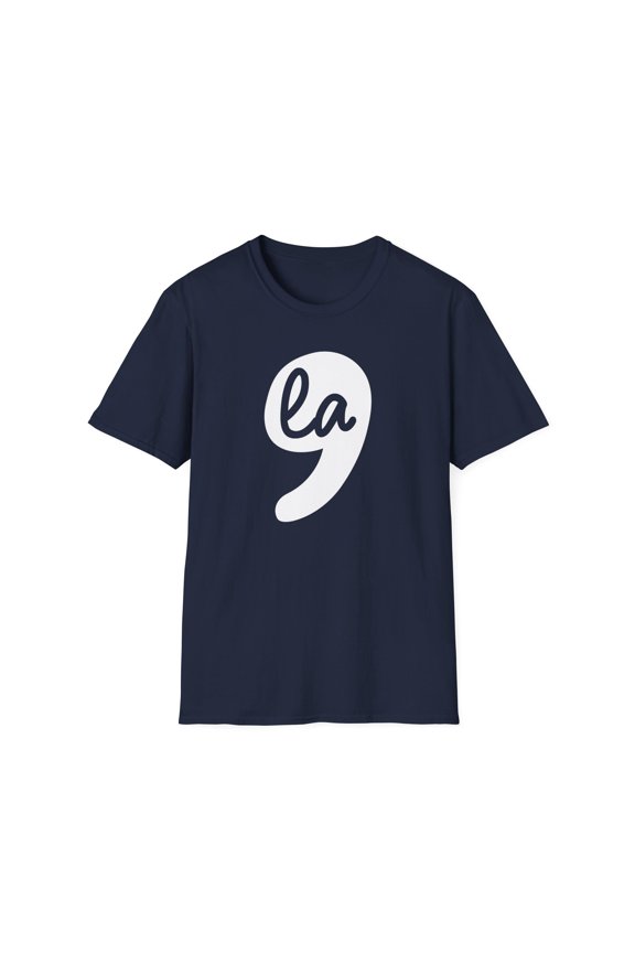 Comma La, Gildan Unisex Softstyle T-Shirt, Democrat Graphic Tee, S-3XL