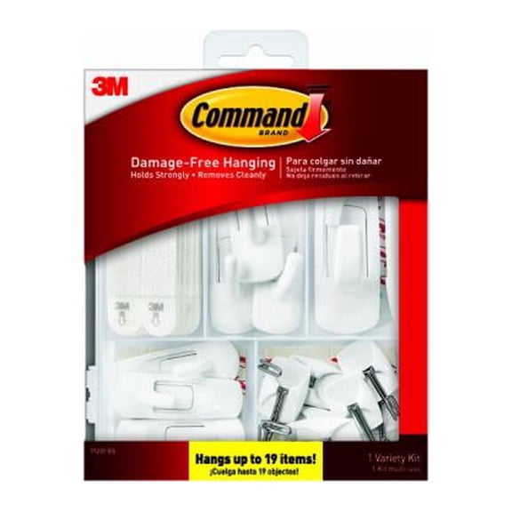 Command 17231-ES Hanging Hooks, General Purpose, Assorted, 54-Pk. - Quantity 2