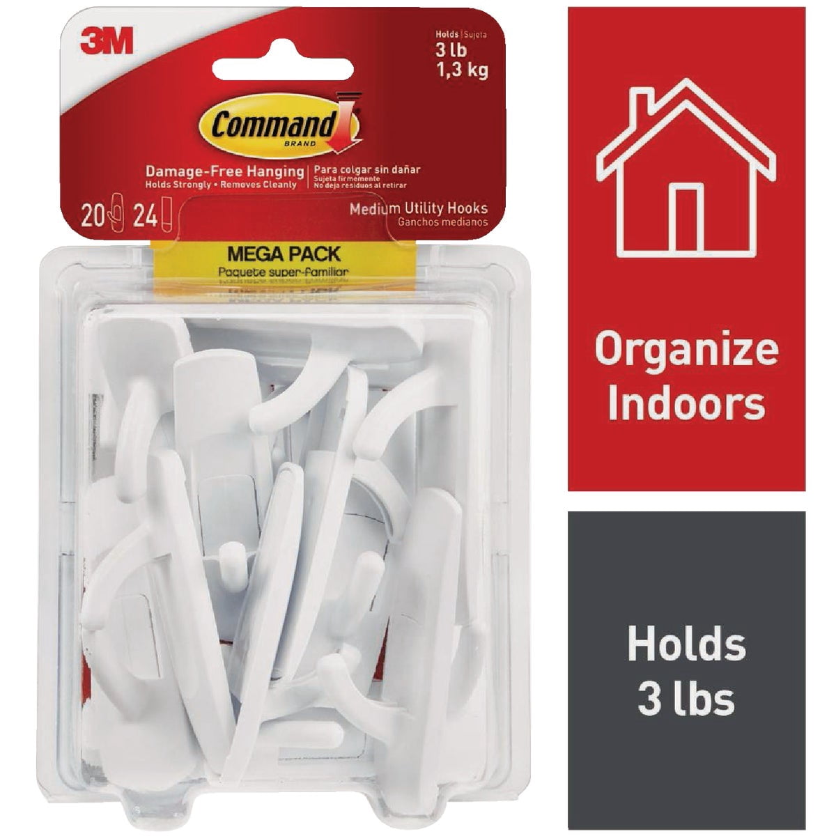 MEDIUM UTILITY HOOKS 20/PK