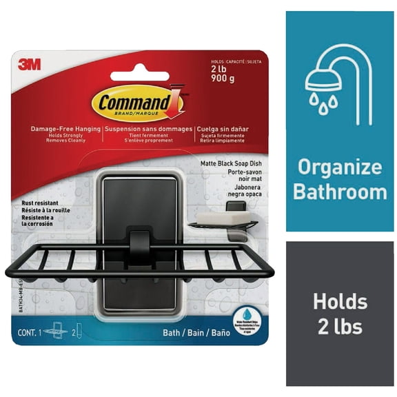 Command Adhesive Soap Dish - Pack of 2
