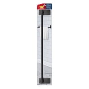 Command Bath Matte Black Towel Bar, Holds 10 lbs, 4 Large Strips