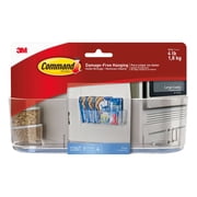 Command Caddy, Clear, Large, Under Sink Organizer, 1 Wall Caddy