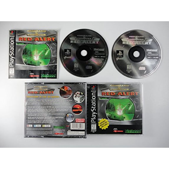 Pre-Owned Command and Conquer Red Alert - Complete in Box, Black Label - PS1 Playstation 1 PSX