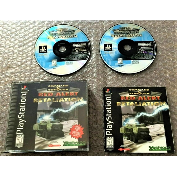 Command & Conquer: Red Alert - Retaliation - Complete in Box, Black Label - PS1 Playstation 1 PSX