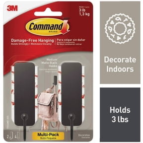 Command Decorative Adhesive Hook - Pack of 2