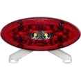 thumbnail image 1 of Command Electronics OEM 12V LED RV & Trailer Sealed Elliptical Tail Light with Backup Utility and License Plate Bracket - Made in USA - Hardware & Connectors Included | 1 Pack, 1 of 8