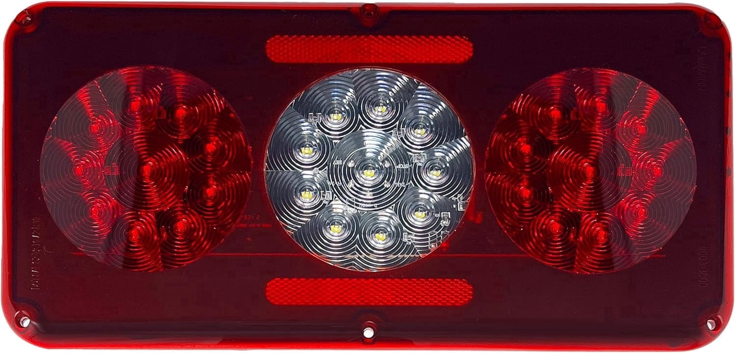 Command Electronics OEM 12V LED RV & Trailer Sealed Triple Tail Light ...