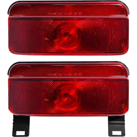Command Electronics RV Camper Surface Mount Incandescent Tail Light fits Various RVs 2 Pieces