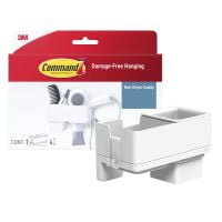 Command™ Hair Dryer Caddy, 1 Caddy, 1 Cup, 4 Large Strips