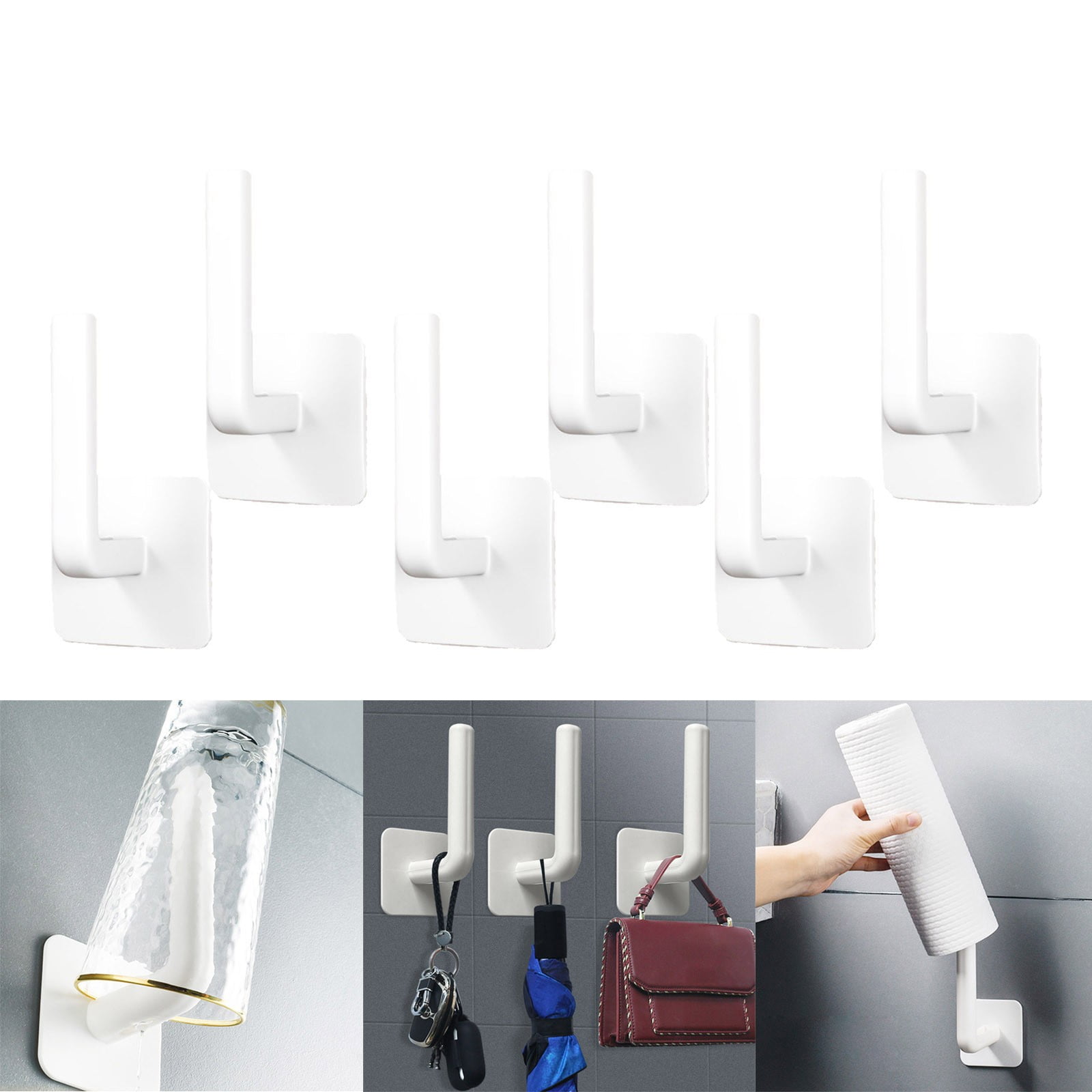 Command Hooks 6Pc Hat Rack For Wall Hat Organizer Hat Racks For