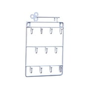 SANAMITY Command Hooks Key Holder For Wall Decorative Wall Mounted Key Hangers For Wall With Mail Key Rack Wooden Mail Organizer With Shelf
