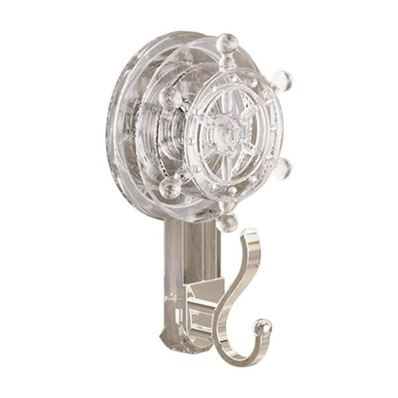 Command Hooks - Qyaukm Heavy Duty Suction Cup Wreath Hanger, Removable Vacuum Hook for Front Door, Glass Window, No Drill Holiday Decoration Hanger for Christmas, Halloween, 1X Suction Cup Hook