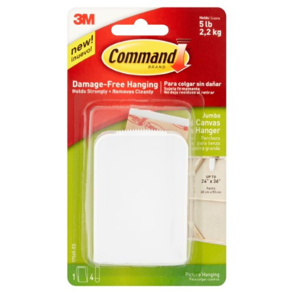 Command Strips, Hooks & Picture Hanging Kits By 3M | Color: White