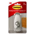 thumbnail image 1 of Command Large Brushed Nickel Command Timeless Hook 17063BN, 1 of 4