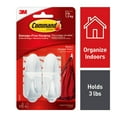 thumbnail image 1 of Command Medium Designer Hooks, White, 2 Wall Hooks, 1 of 9