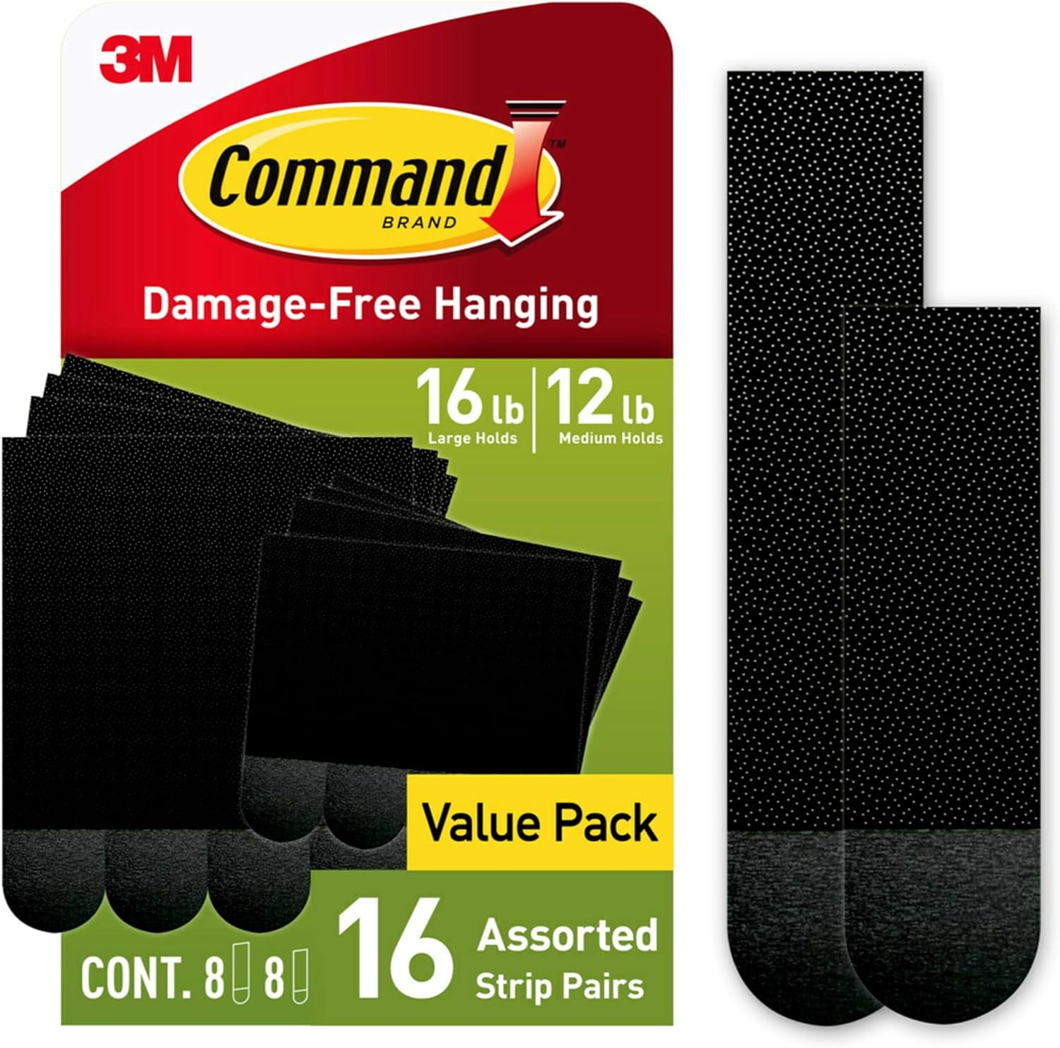 Command Picture Hanging Strips 8 Pairs 16 Command Strips Damage
