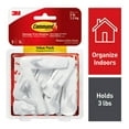 thumbnail image 1 of Command Medium Utility Hooks, White, Damage Free Organizing, 8 Hooks and 16 Command Strips, 1 of 11