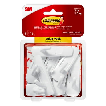 Command Poster Strips, White, Small, 12 Strips/Pack - Walmart.com