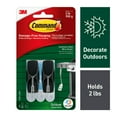 thumbnail image 1 of Command Medium Wire Toggle Hooks, Black, Damage Free Organizing, 2 Hooks and 3 Strips, 1 of 8