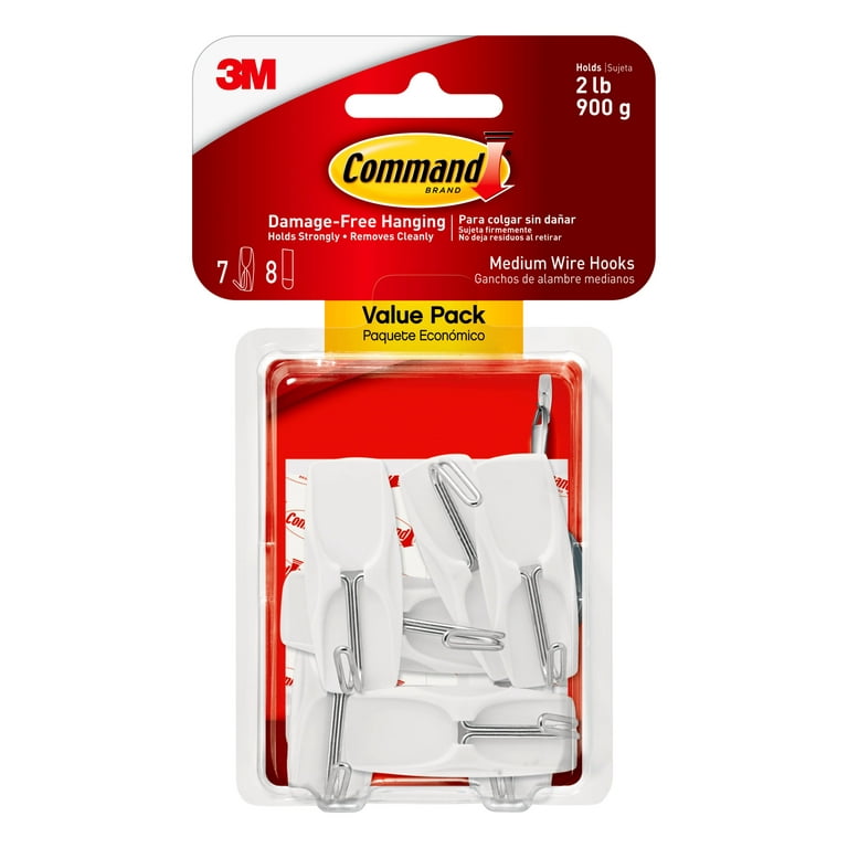 Command Hooks, General Purpose, Small Wire, Multi-Pack, Tools & Repair