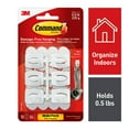 thumbnail image 1 of Command Mini Wall Hooks, White, Damage Free Decorating, 18 Hooks and 24 Command Strips, 1 of 11