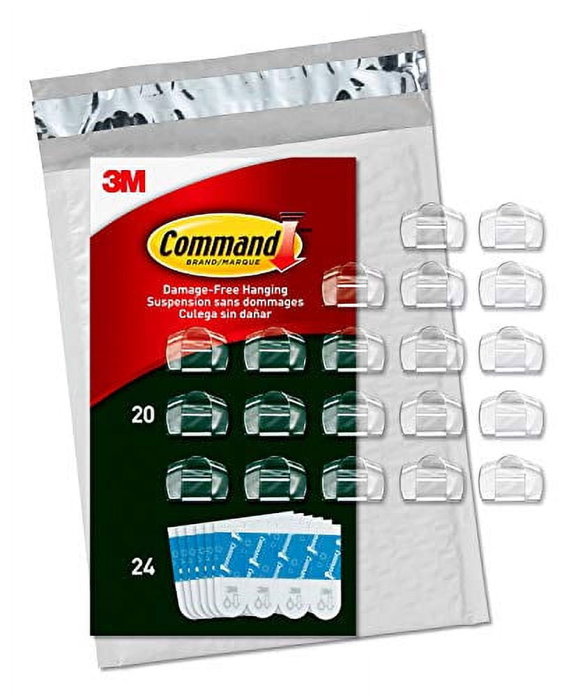 Command Cord Clips, Clear, Round « Discount Drug Mart