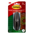 Command Outdoor Metallic Bronze Hook, Large, 1 Hook, 2 Strips/Pack