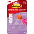 thumbnail image 1 of Command Party Ceiling Hooks, Clear, 3 Count, 4 Strips, 1 of 3
