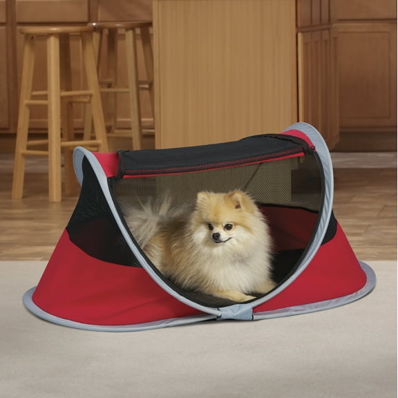 Command Pet Portable Dog or Other Pet Bed, Red