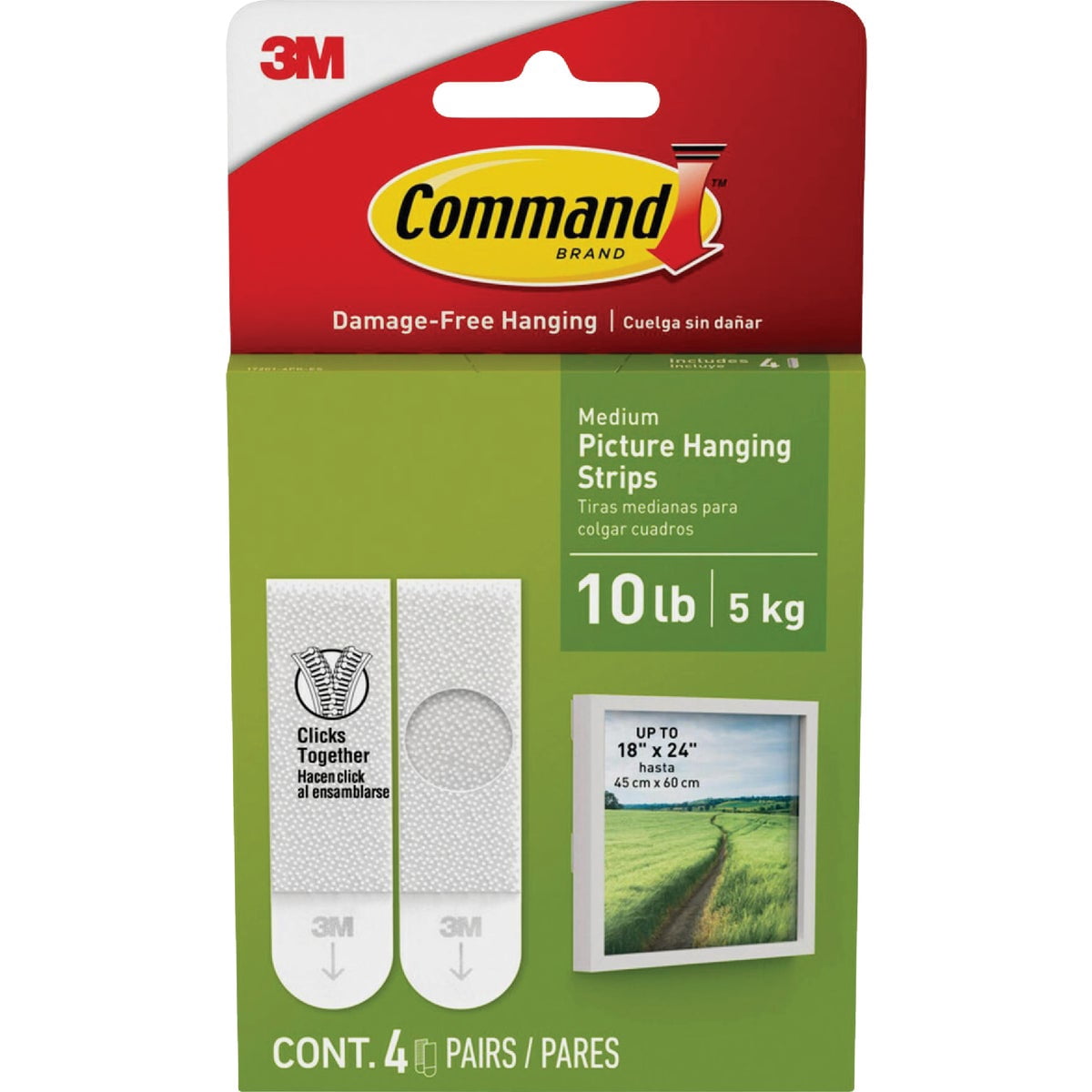 Command Picture Hanger Strips - Pack of 4