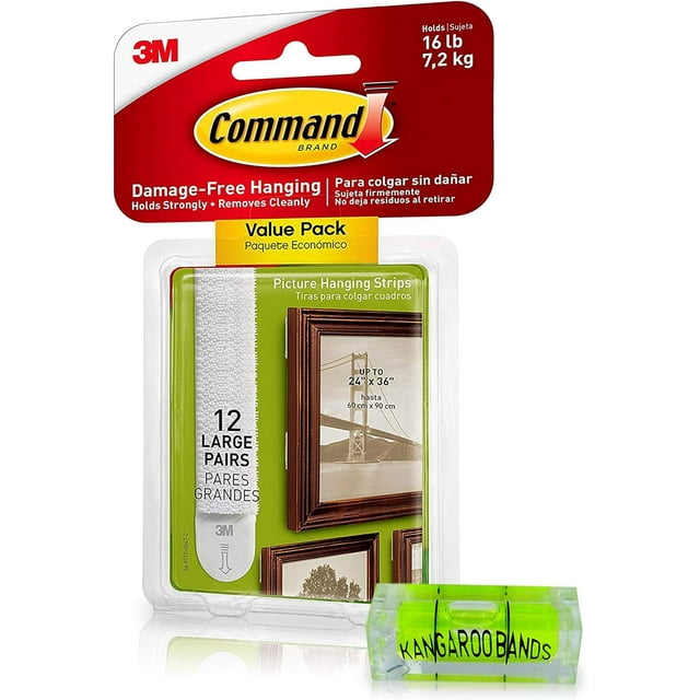 Command Picture Hanging Kit DamageFree Way to Hang Pictures Large