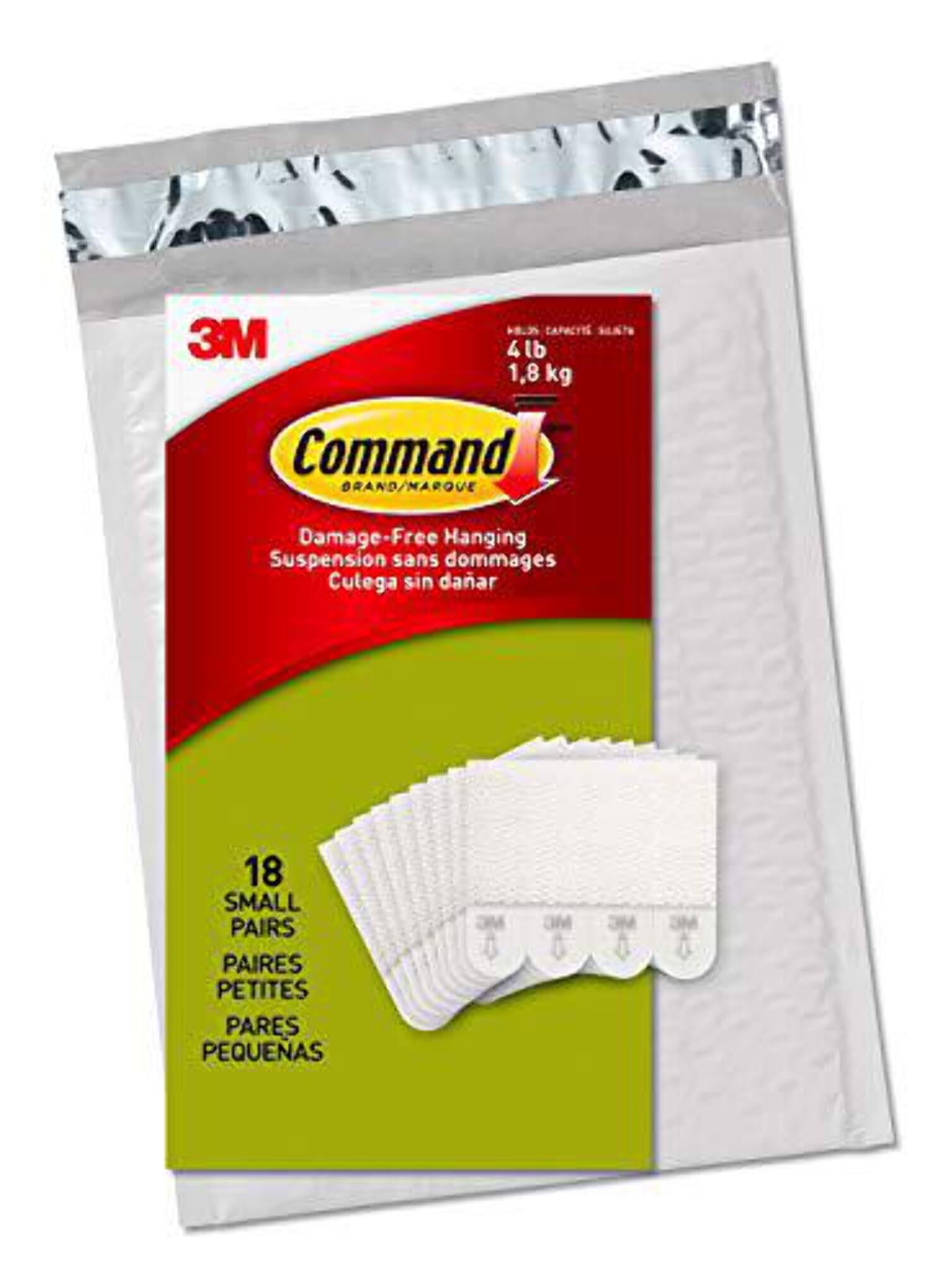 Command Picture Hanging Strips, Decorate Damage-Free, 18 Pairs (36 Strips),  Ships in Own Container