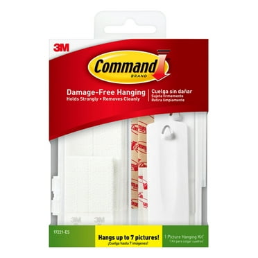 Command Sawtooth Picture Hanger Value Pack, White, Large, 2 Hangers, 4 ...