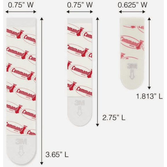 Command Replacement Adhesive Strip - Pack of 2