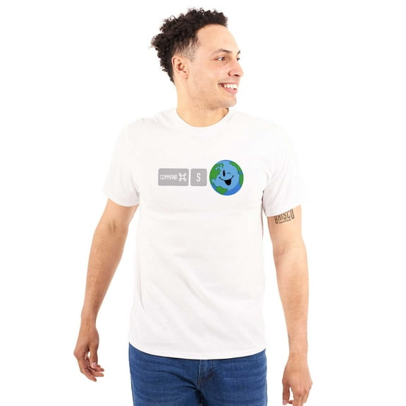 Command Save the Planet Earth Day Plus Size Crewneck Graphic Tee Shirt Brisco Brands 2X