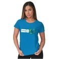 thumbnail image 1 of Command Save the Planet Earth Day Womens Slim Fit Graphic Tee Brisco Brands L, 1 of 5